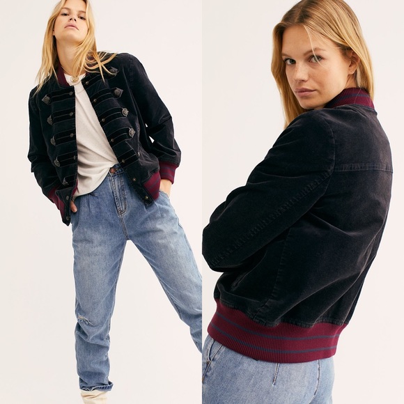 Free People Jackets & Blazers - NWT Free People Atlas Cord Bomber Jacket